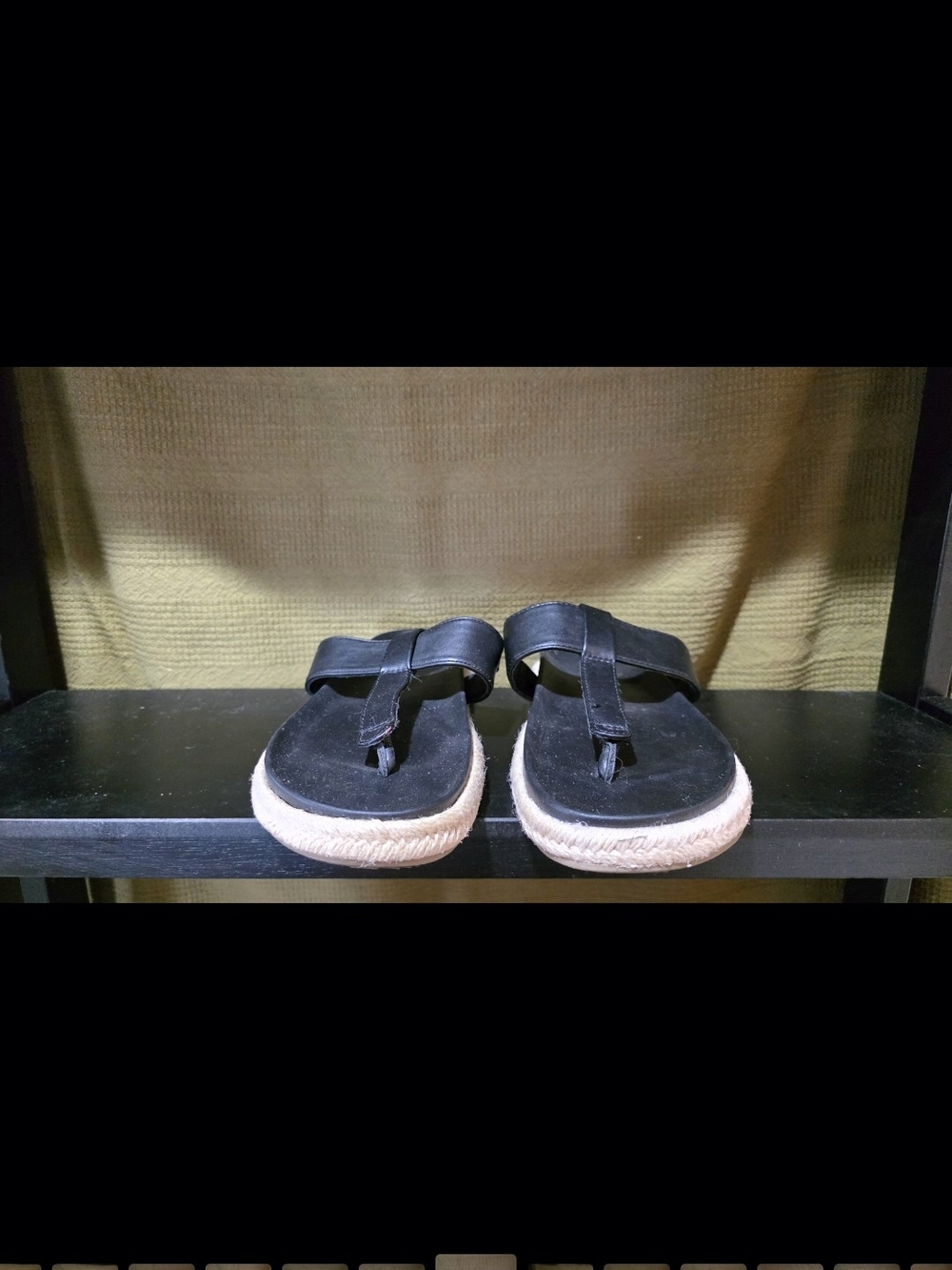 Joie Black Sandal with Natural-Tone Sole